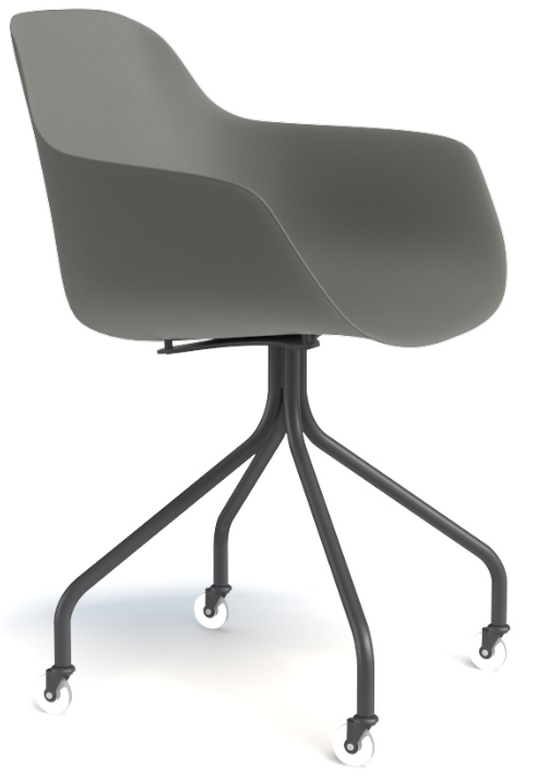 Kwik propeller Herinnering Kuipstoel op wieltjes voor uw conferentieruimte of vergaderruimte of ideale  stoel voor uw project of kantoor.